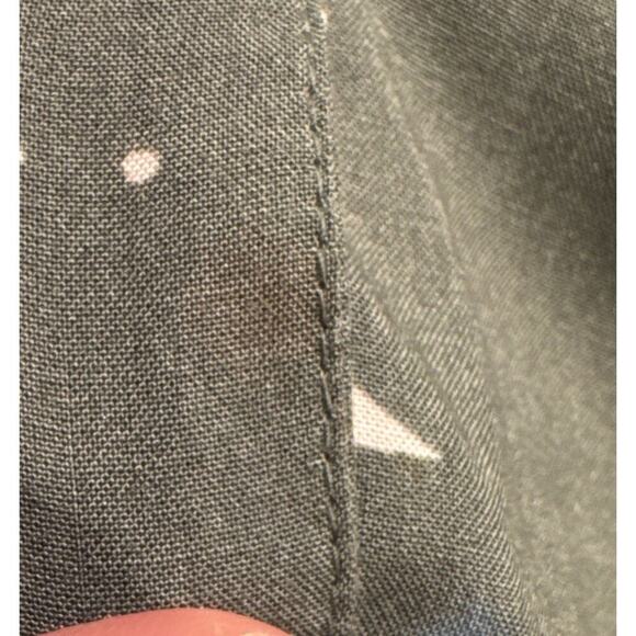 ASOS Design Size US8 Celestial Button Front Top Green White Festival Boho - Picture 10 of 10